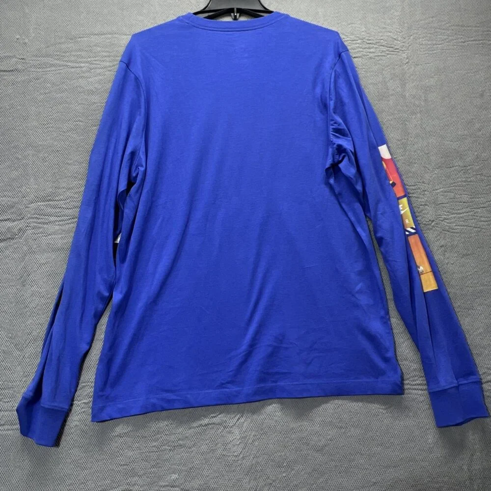 NIKE Air Max 1 Shirt Atmos Elephant Jade Balloons Long Sleeve‎ Large Blue
